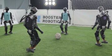 Goodbye to conventional soccer - Booster Robotics robots debut in China with autonomous plays and falls so realistic they needed stretchers