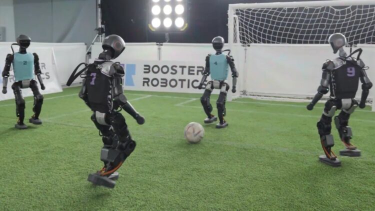Goodbye to conventional soccer - Booster Robotics robots debut in China with autonomous plays and falls so realistic they needed stretchers 1 Goodbye to conventional soccer - Booster Robotics robots debut in China with autonomous plays and falls so realistic they needed stretchers