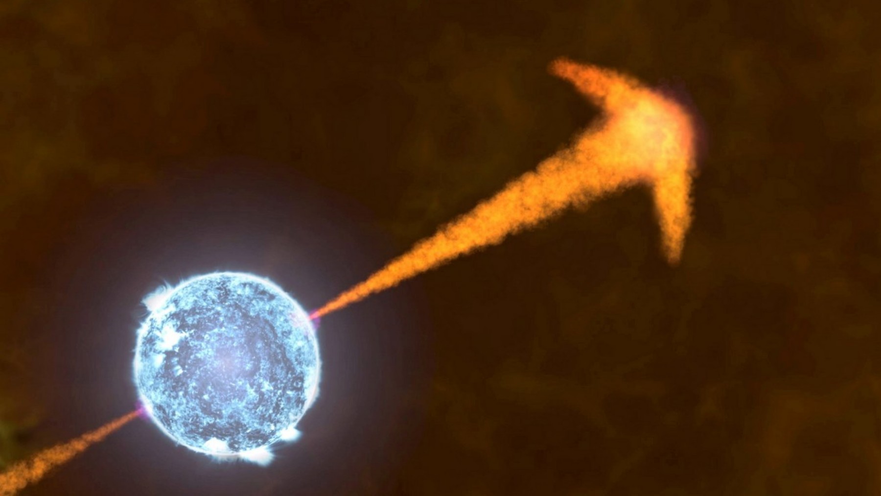 Neither movie nor fiction - Earth has just received a signal from a mega explosion that occurred before humans existed