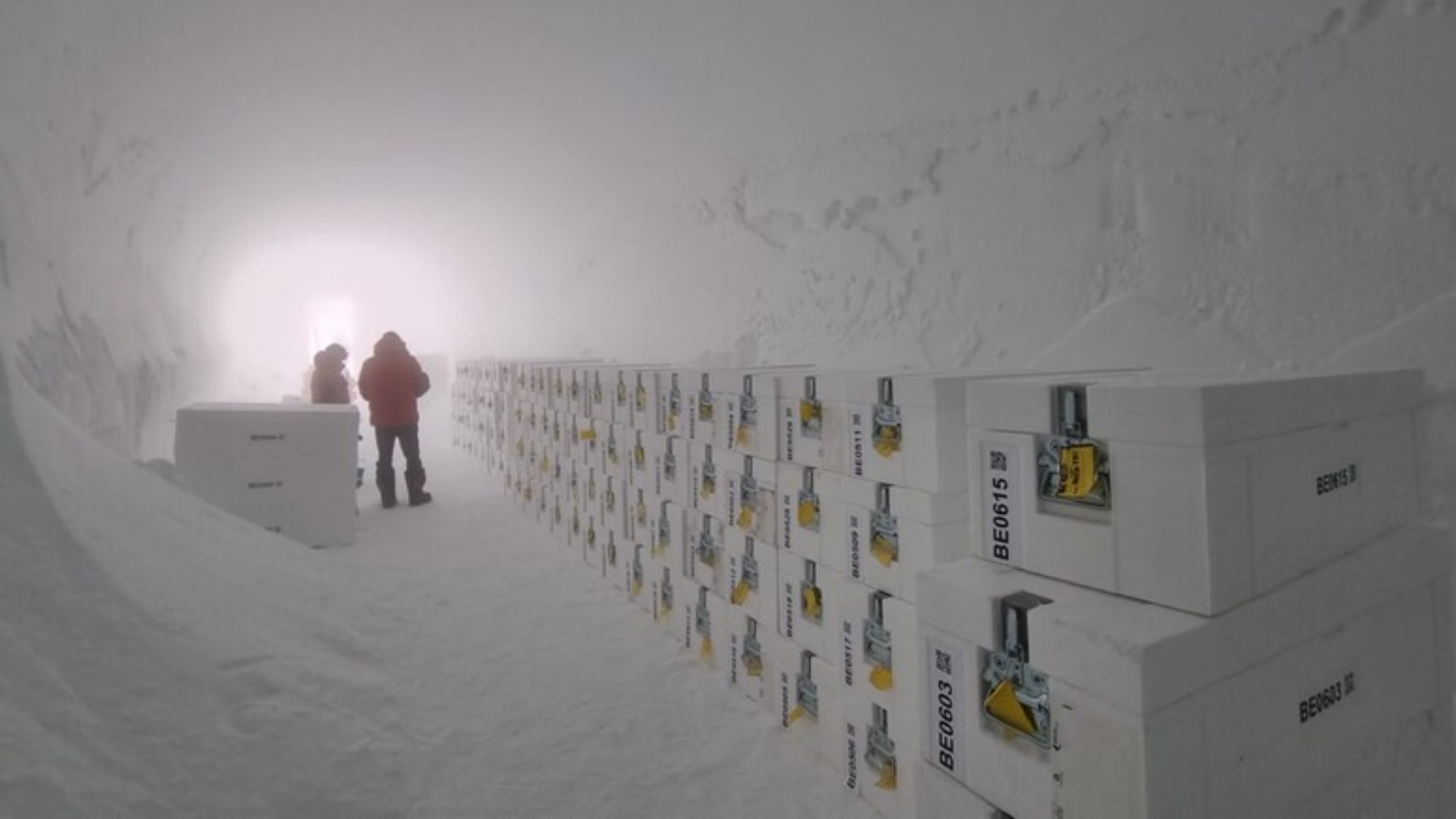 The oldest ice ever recovered in history travels from Antarctica to the UK to reveal what the Earth's atmosphere was like over a million years ago