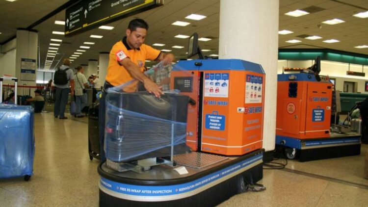 TSA—wrapping your suitcase in plastic does not prevent inspections, but it could save your luggage in China or the Philippines 1 TSA—wrapping your suitcase in plastic does not prevent inspections, but it could save your luggage in China or the Philippines