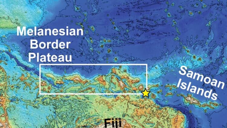 It's official—the Melanesian Border Plateau, larger than Idaho, began forming 120 million years ago and continues to grow beneath the Pacific 1 It's official—the Melanesian Border Plateau, larger than Idaho, began forming 120 million years ago and continues to grow beneath the Pacific