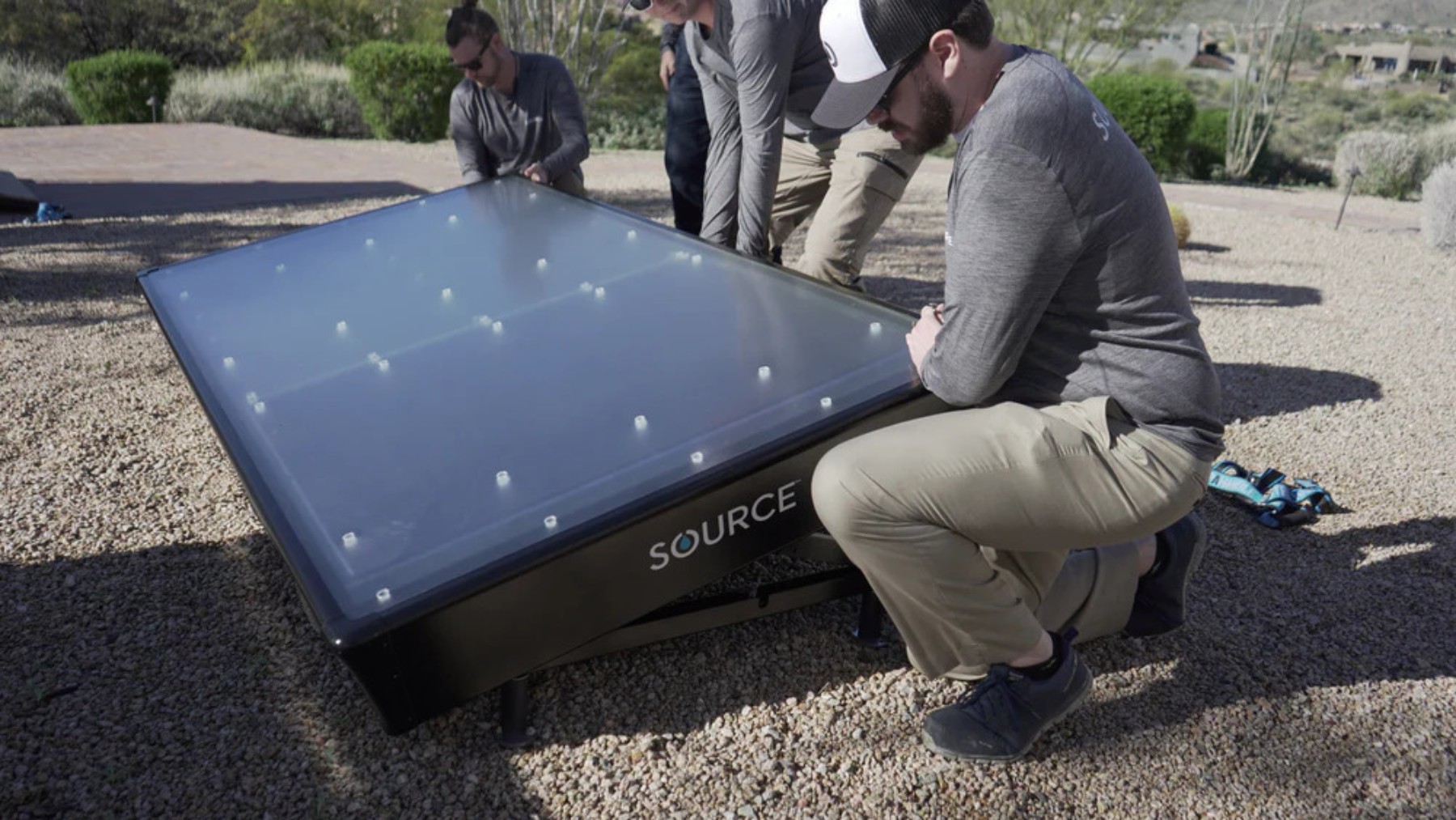 Goodbye to plastic bottles—here's how SOURCE solar panels work to produce drinking water directly from the air in your own home