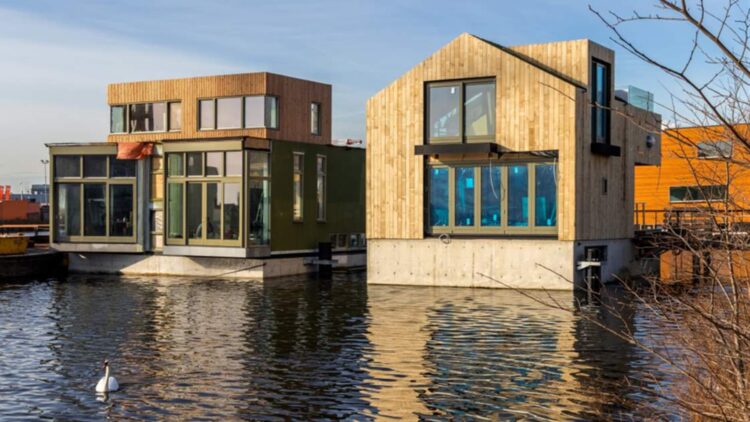 Floating architecture—this country is revolutionizing housing with floating homes that rise and fall with the floods