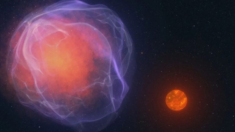 This is the red sphere discovered by NASA—a celestial body traveling at record speed that could change what we know about stars