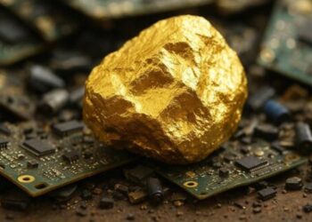 Don't throw away this electronic device—it could make you rich, as it contains 450 milligrams of 22-karat gold