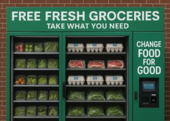 It's official—New York City installs its first free vending machine with healthy foods endorsed by City Harvest and local organizations 4 It's official—New York City installs its first free vending machine with healthy foods endorsed by City Harvest and local organizations