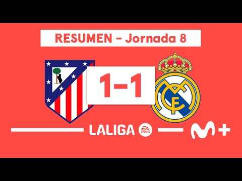Atlético de Madrid 1-1 Real Madrid | LALIGA EA SPORTS (Jornada 8) - Resumen | Movistar Plus+