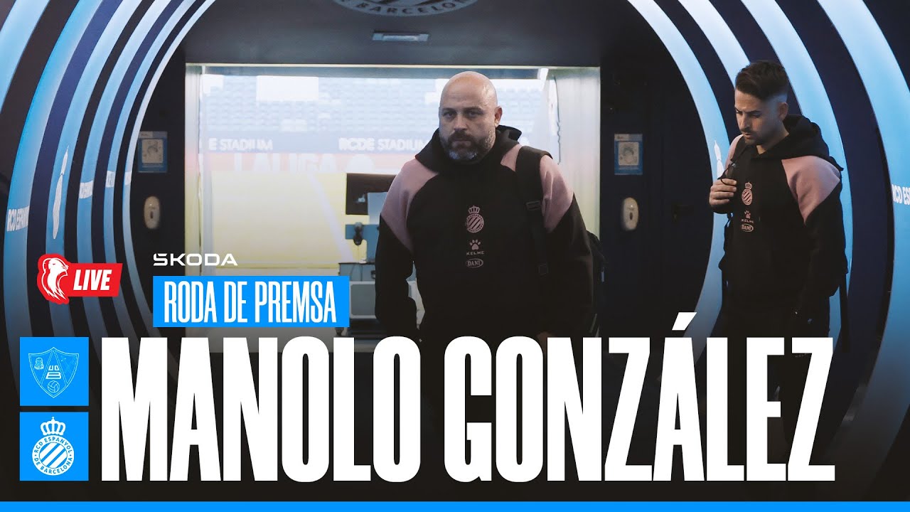 🔴 LIVE | 🎥 Roda de premsa de Manolo González prèvia al Barbastro 🆚 Espanyol | #CopaDelRey