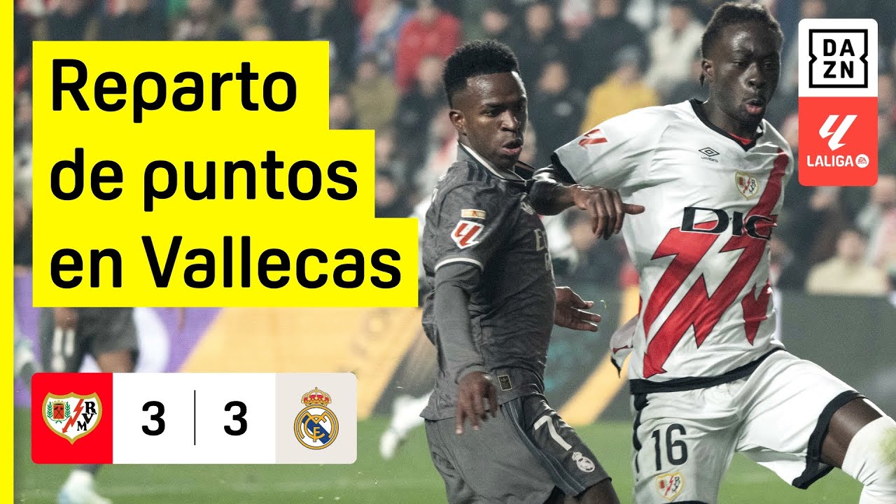 Rayo Vallecano vs Real Madrid (3-3) | Resumen y goles | Highlights LALIGA EA SPORTS