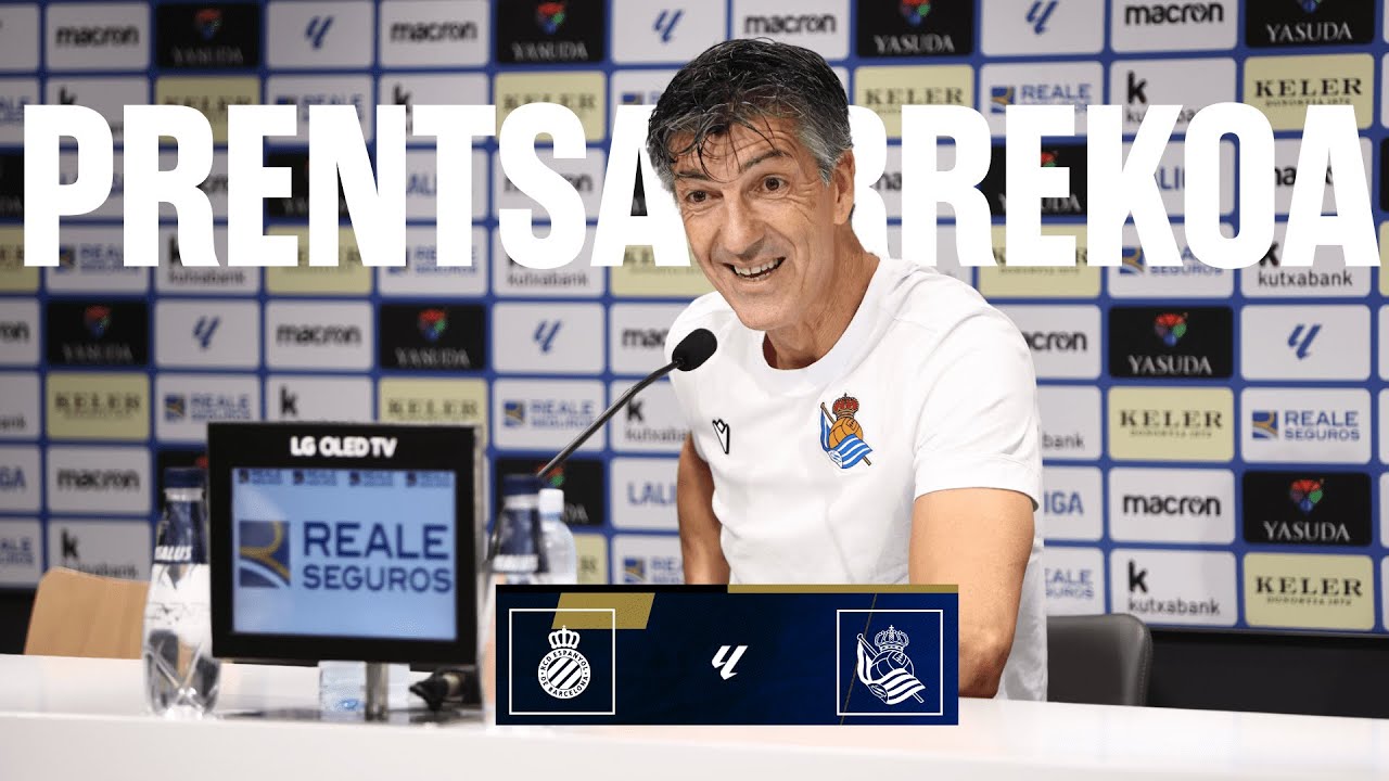 RUEDA DE PRENSA | Imanol Alguacil: "Dar una mejor versión" | RCD Espanyol - Real Sociedad