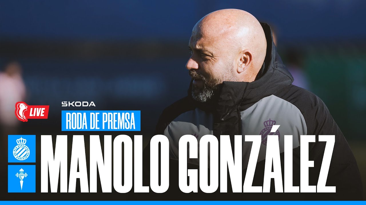 🔴 LIVE | 🎥 Roda de premsa de Manolo González prèvia a l’Espanyol 🆚 Celta | #RCDE #EspanyolMEDIA
