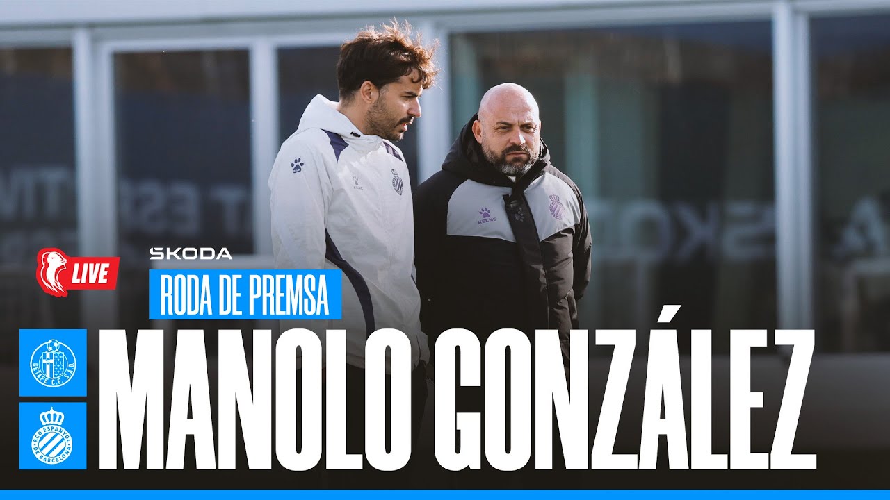 🔴 LIVE | 🎥 Roda de premsa de Manolo González prèvia al Getafe 🆚 Espanyol | #RCDE #EspanyolMEDIA