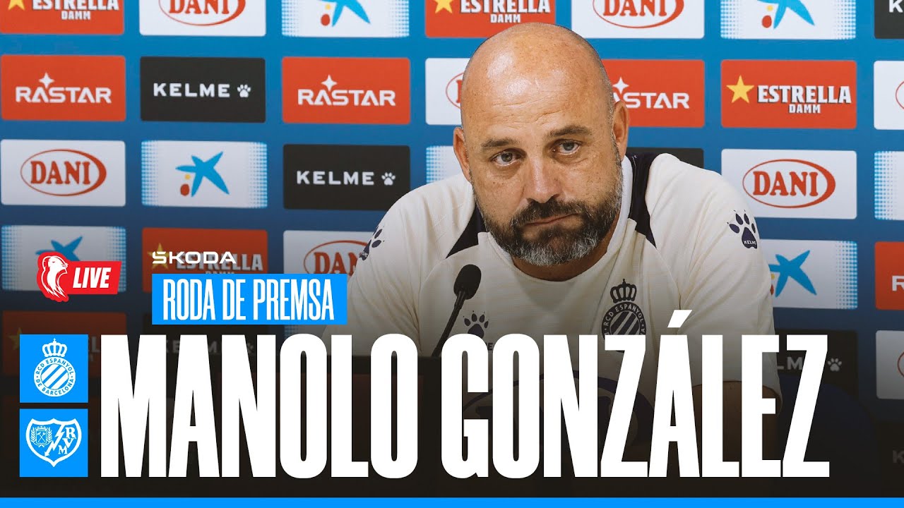 🔴 LIVE | 🎥 Roda de premsa de Manolo González prèvia a l'Espanyol 🆚 Rayo | @LaLiga