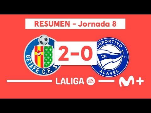 Getafe CF 2-0 Deportivo Alavés | LALIGA EA SPORTS (Jornada 8) - Resumen | Movistar Plus+