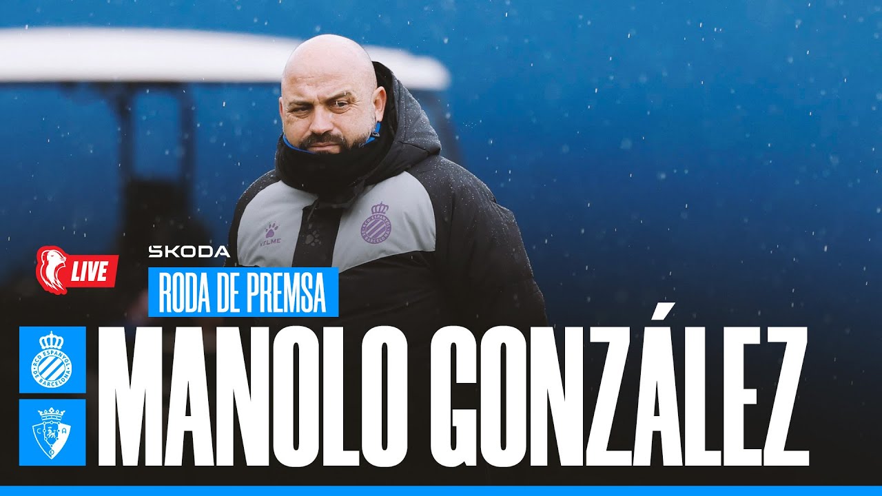 🔴 LIVE | 🎥 Roda de premsa de Manolo González prèvia a l’Espanyol 🆚 Osasuna | #EspanyolMEDIA
