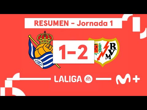 Real Sociedad 1-2 Rayo Vallecano | LALIGA EA SPORTS (Jornada 1) - Resumen | Movistar Plus+