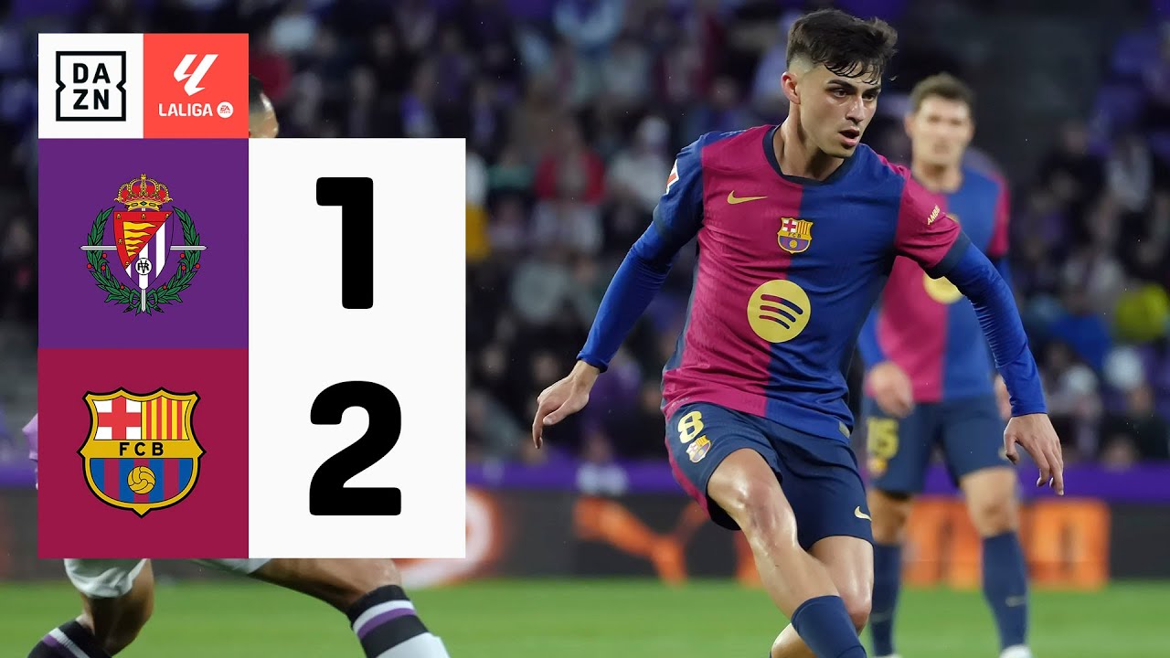 Real Valladolid vs FC Barcelona (1-2) | Resumen y goles | Highlights LALIGA EA SPORTS