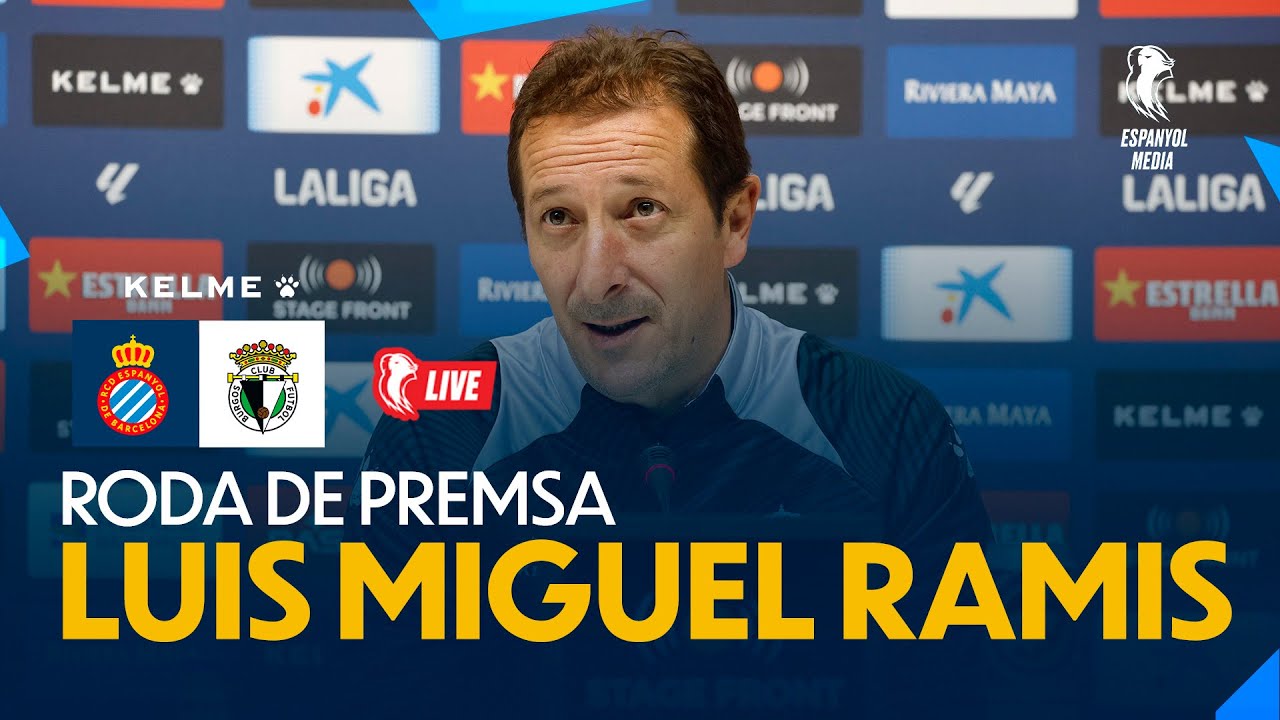 🔴 LIVE | 🎥 Roda de premsa de Luis Miguel Ramis prèvia a l’Espanyol 🆚 Burgos | #EspanyolMEDIA