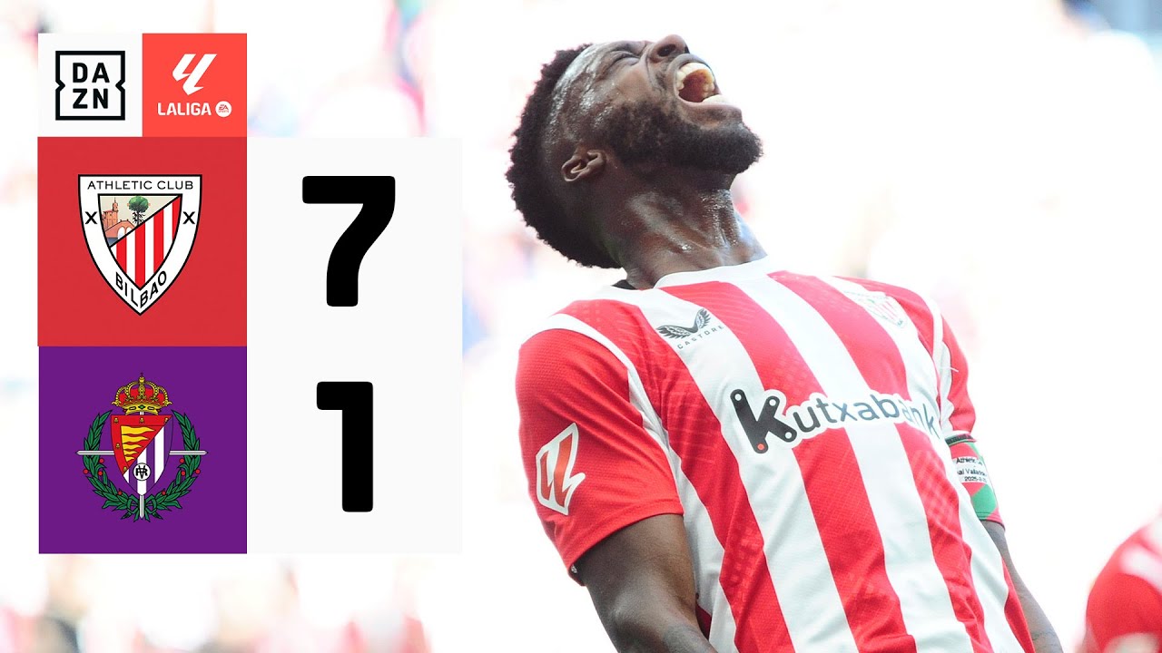 Athletic Club vs Real Valladolid (7-1) | Resumen y goles | Highlights LALIGA EA SPORTS