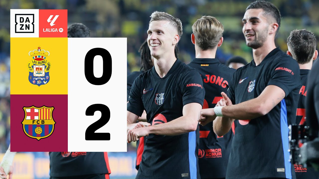 UD Las Palmas vs FC Barcelona (0-2) | Resumen y goles | Highlights LALIGA EA SPORTS