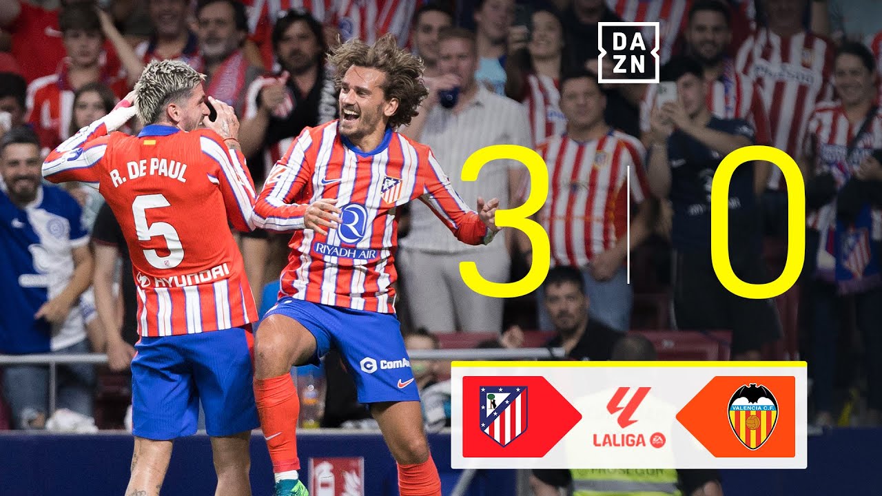 Atlético de Madrid vs Valencia CF (3-0) | Resumen y goles | Highlights LALIGA EA SPORTS
