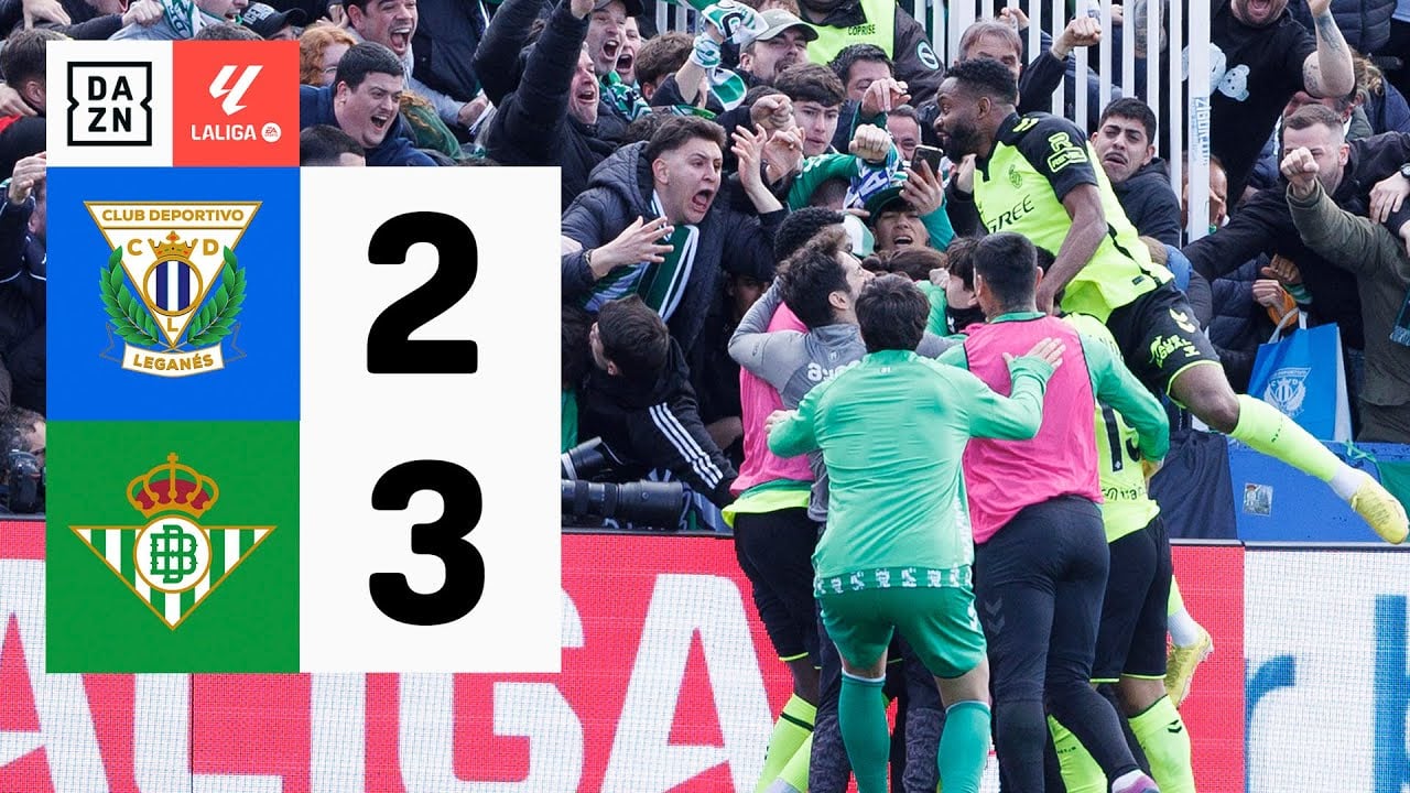 CD Leganés vs Real Betis (2-3) | Resumen y goles | Highlights LALIGA EA SPORTS
