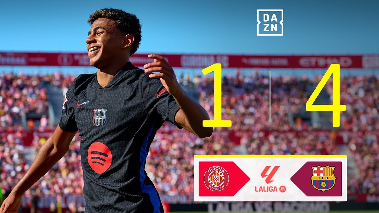 Girona FC vs FC Barcelona (1-4) | Resumen y goles | Highlights LALIGA EA SPORTS