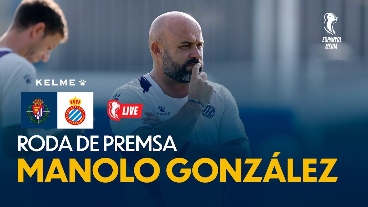 🔴 LIVE | 🎥 Roda de premsa de Manolo González prèvia al Real Valladolid 🆚 Espanyol | #EspanyolMEDIA