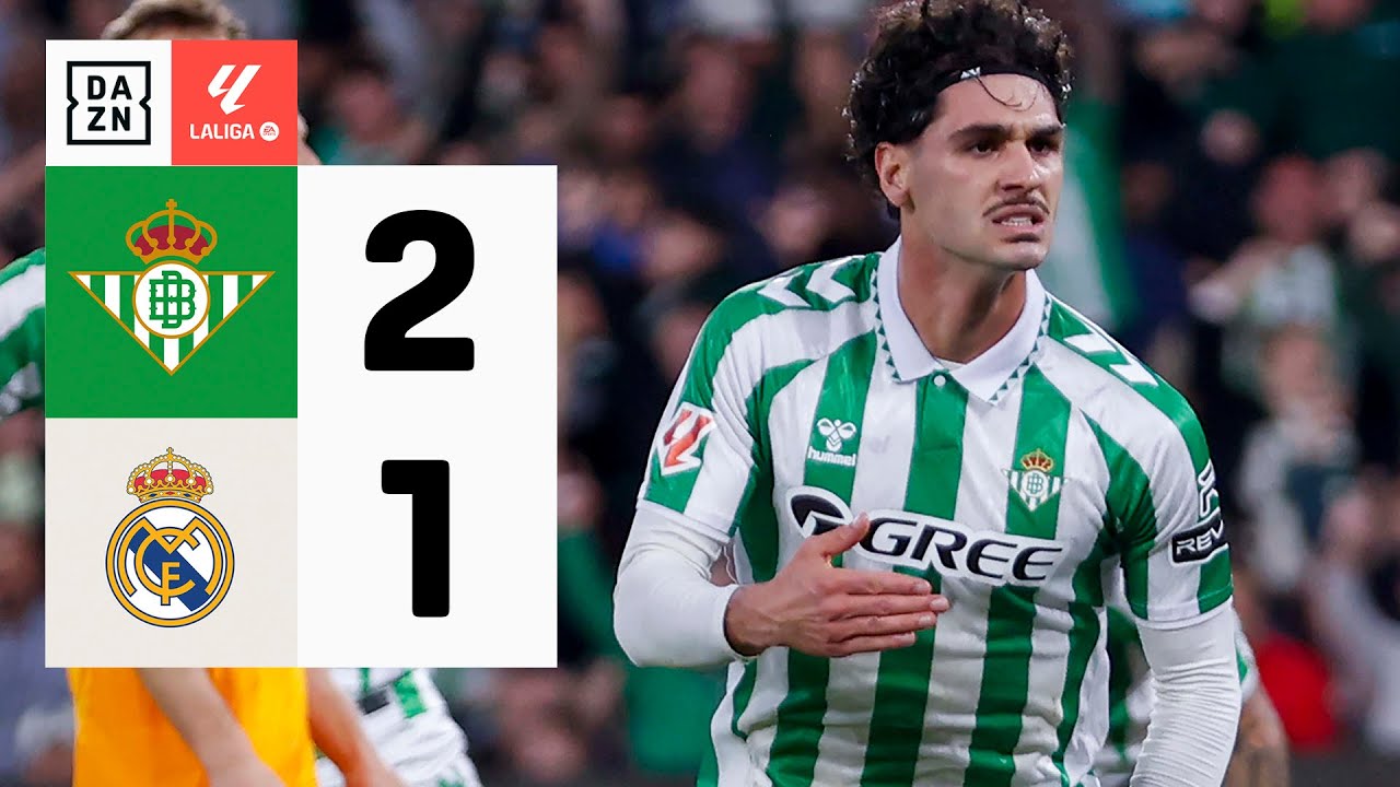 Real Betis vs Real Madrid (2-1) | Resumen y goles | Highlights LALIGA EA SPORTS