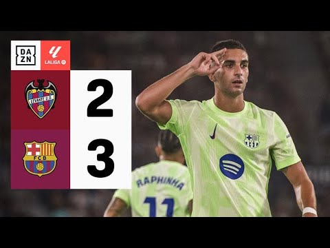 Levante UD vs FC Barcelona (2-3) | Resumen y goles | Highlights LALIGA EA SPORTS