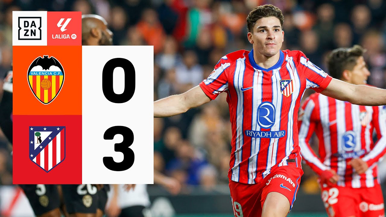 Valencia CF vs Atlético de Madrid (0-3) | Resumen y goles | Highlights LALIGA EA SPORTS