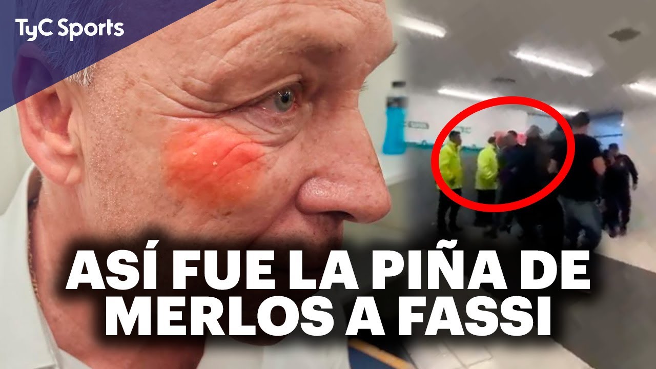 MERLOS vs FASSI 🔥 ASÍ FUE EL GOLPE DEL ÁRBITRO AL PRESIDENTE DE TALLERES | IMÁGENES EXCLUSIVAS