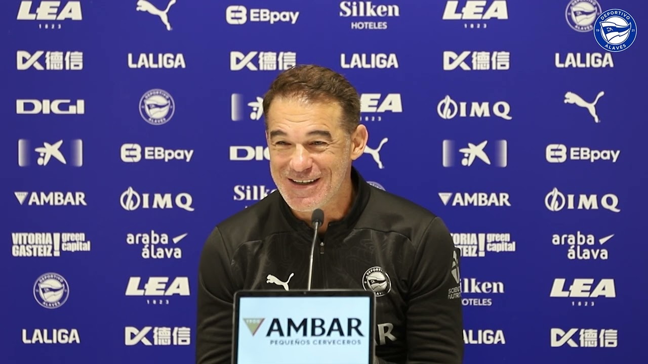 Luis García Plaza: "Va a ser un partido disputado y bonito de ver" | Deportivo Alavés