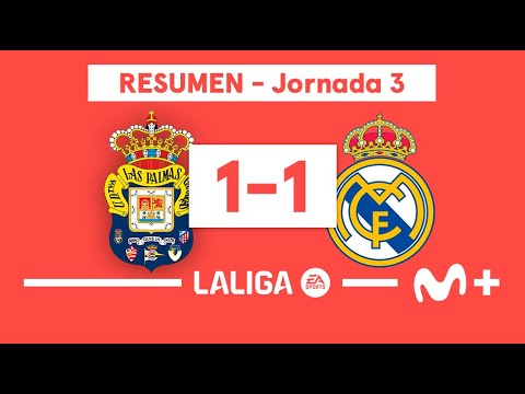 UD Las Palmas 1-1 Real Madrid | LALIGA EA SPORTS (Jornada 3) - Resumen | Movistar Plus+