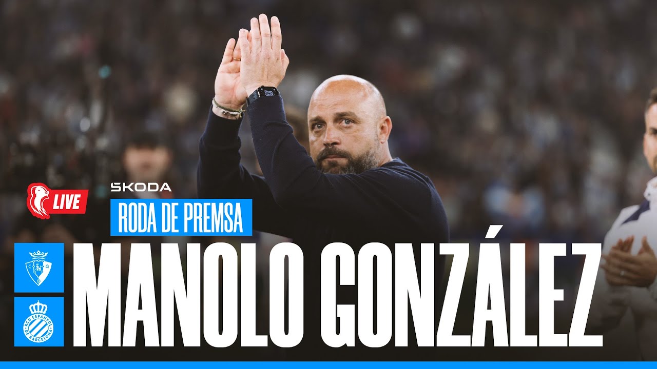 🔴 LIVE | 🎥 Roda de premsa de Manolo González prèvia a l’Osasuna 🆚 Espanyol | #RCDE #EspanyolMEDIA