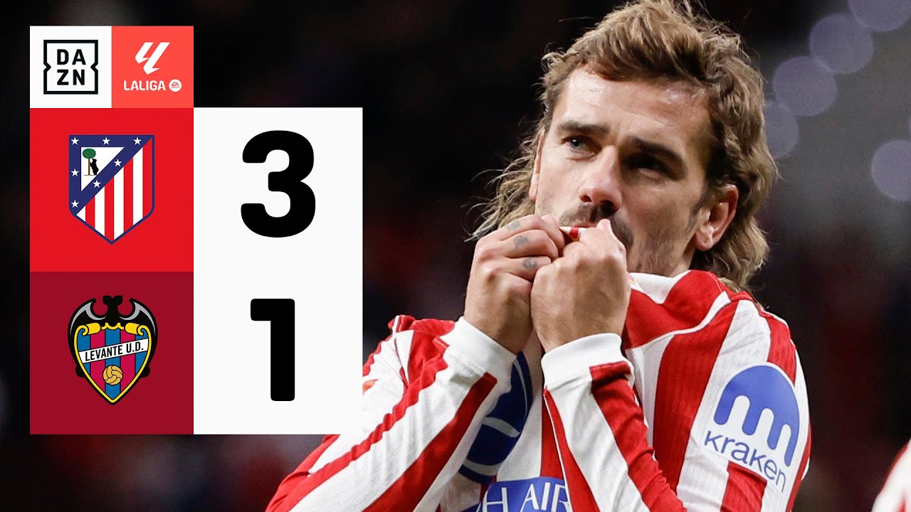 Atlético de Madrid vs Levante UD (3-1) | Resumen y goles | Highlights LALIGA EA SPORTS