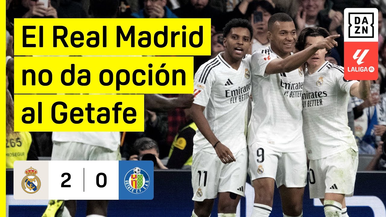 Real Madrid vs Getafe CF (2-0) | Resumen y goles | Highlights LALIGA EA SPORTS