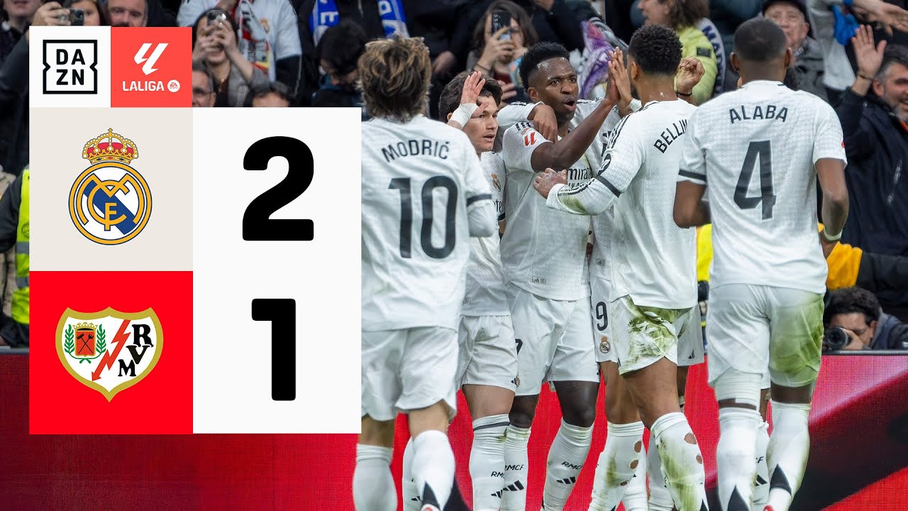 Real Madrid vs Rayo Vallecano (2-1) | Resumen y goles | Highlights LALIGA EA SPORTS