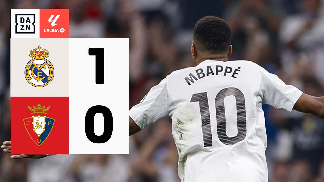 Real Madrid vs CA Osasuna (1-0) | Resumen y goles | Highlights LALIGA EA SPORTS