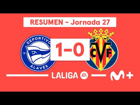 Alavés 1-0 Villarreal | LALIGA EA SPORTS (Jornada 27) - Resumen | Movistar Plus+