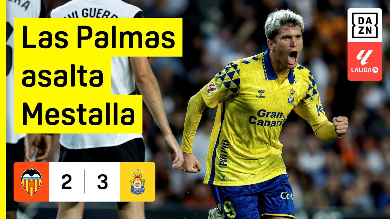 Valencia CF vs UD Las Palmas (2-3) | Resumen y goles | Highlights LALIGA EA SPORTS