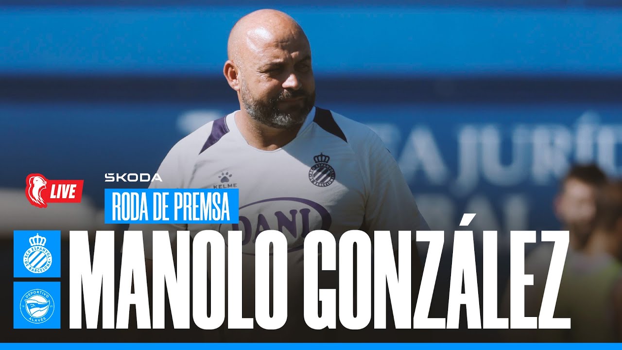 🔴 LIVE | 🎥 Roda de premsa de Manolo González prèvia a l’Espanyol 🆚 Alavés | #EspanyolMEDIA