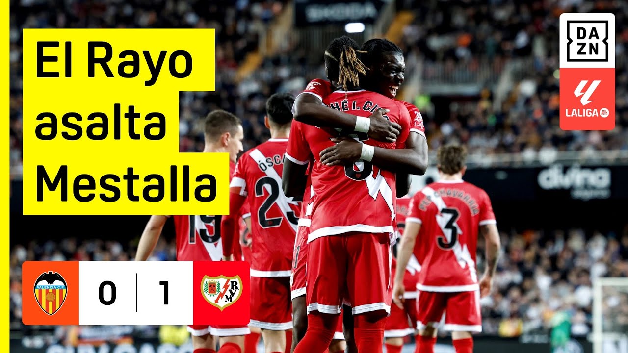 Valencia CF vs Rayo Vallecano (0-1) | Resumen y goles | Highlights LALIGA EA SPORTS