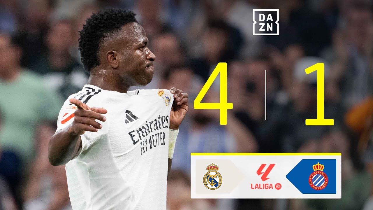 Real Madrid vs RCD Espanyol (4-1) | Resumen y goles | Highlights LALIGA EA SPORTS