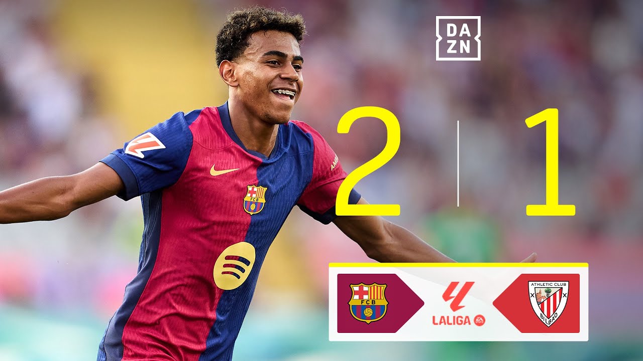 FC Barcelona vs Athletic Club (2-1) | Resumen y goles | Highlights LALIGA EA SPORTS