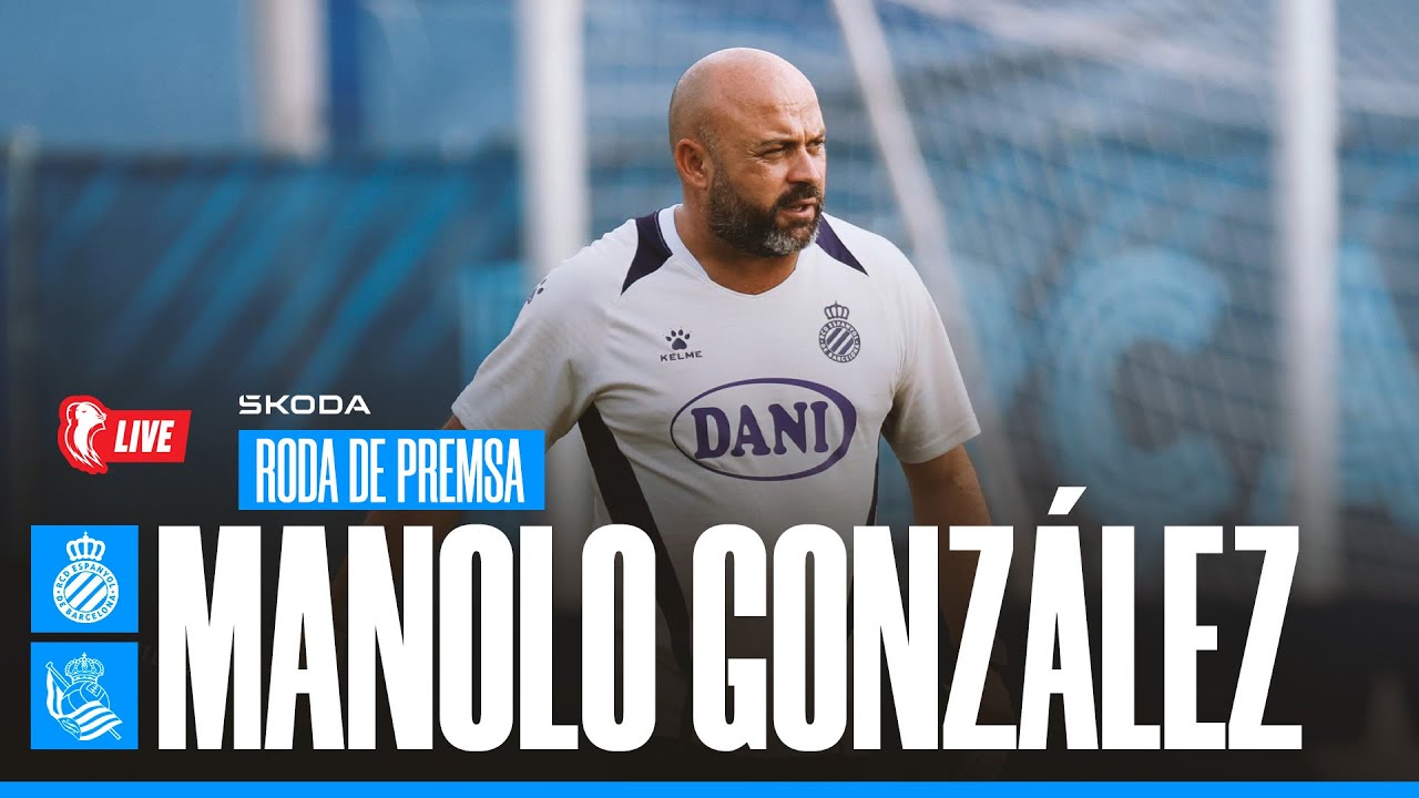 🔴 LIVE | 🎥 Roda de premsa de Manolo González prèvia a l’Espanyol 🆚 Real Sociedad | #EspanyolMEDIA