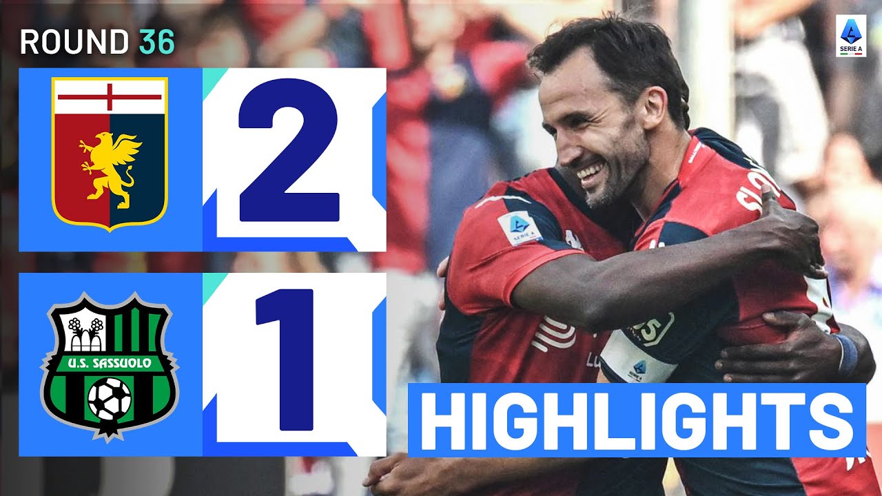 GENOA-SASSUOLO 2-1 | HIGHLIGHTS | Own Goal Seals I Neroverdi's Fate | Serie A 2023/24
