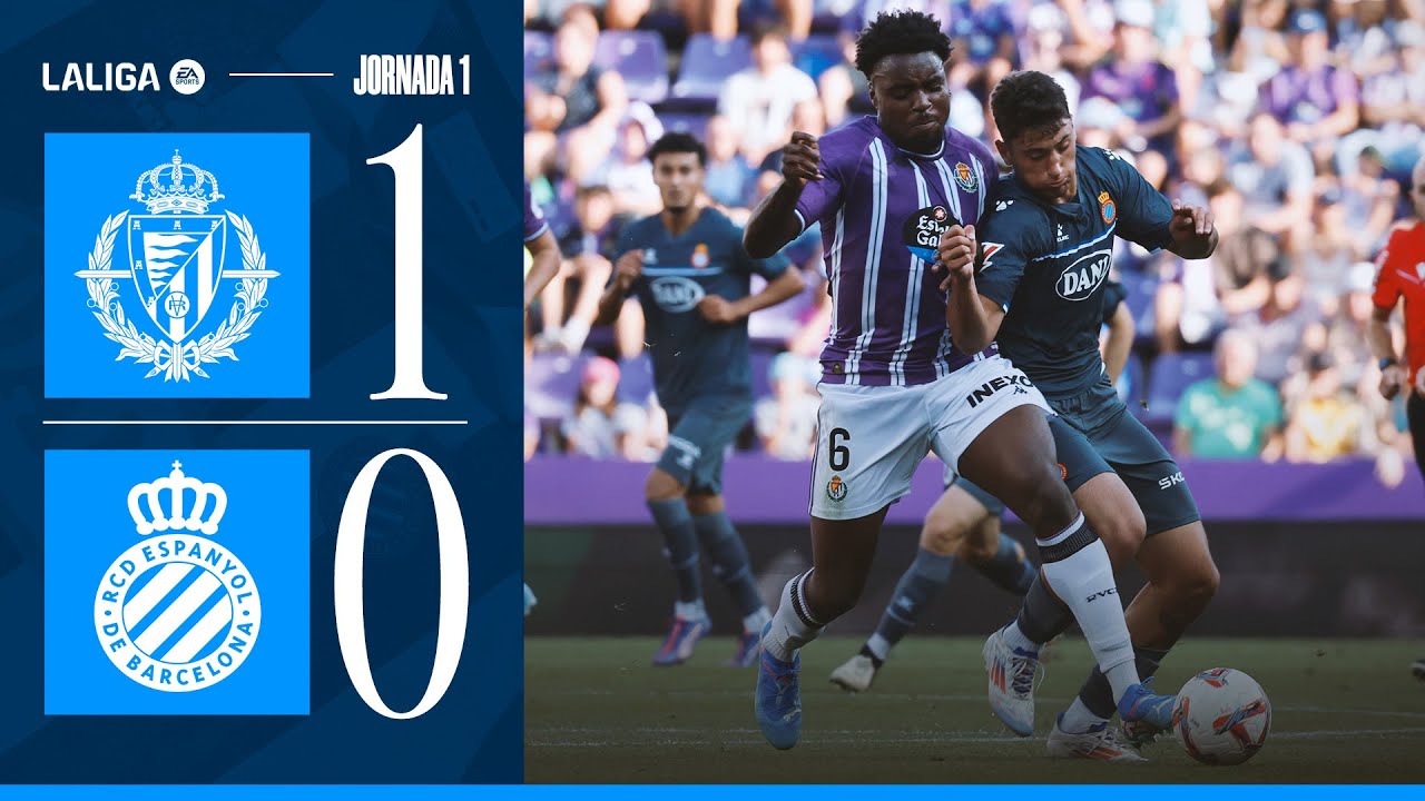 ⚽ RESUM J1 | Valladolid 1-0 Espanyol | #LaLigaHighlights
