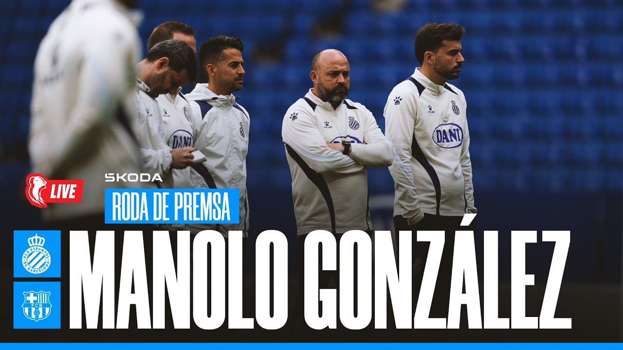 🔴 LIVE | 🎥 Roda de premsa de Manolo González prèvia a l’Espanyol 🆚 Barça | #RCDE #EspanyolMEDIA